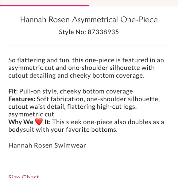 Free people x Hannah Rosen Asymmetrical One-Piece - Picture 9 of 9